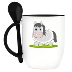 Кружка с ложкой