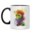 Кружка двухцветная