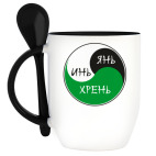 Кружка с ложкой