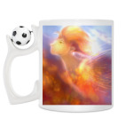 Кружка с футбольным мячиком