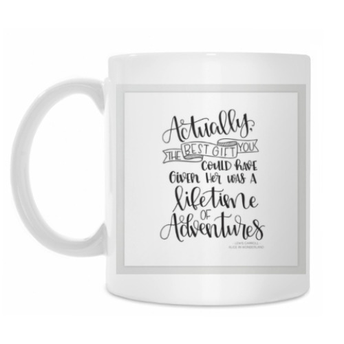 Кружка с принтом Алиса в стране чудес/ Alice in wonderland