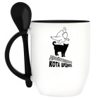 Кружка с ложкой
