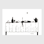 A body in the dining room