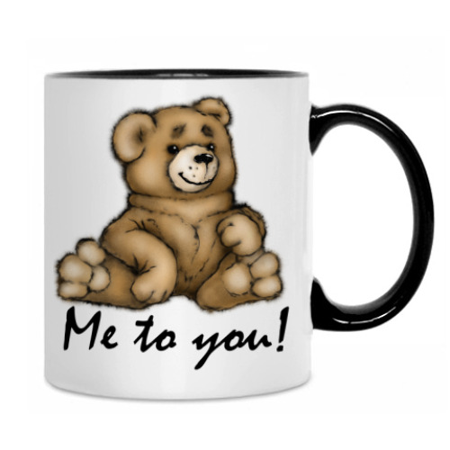 Кружка с принтом Мишутка