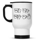 Как держать кружку