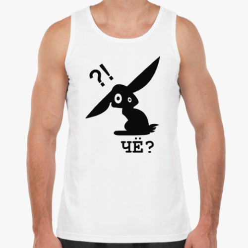 Майка с принтом Чё?