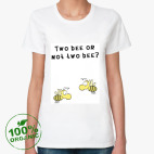 Женская футболка органик