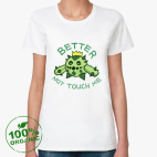 Женская футболка органик