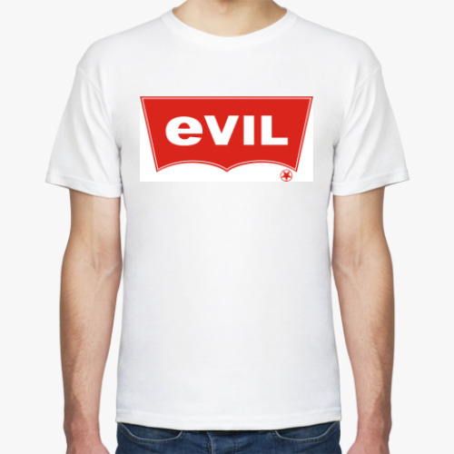 Футболка с принтом Evil