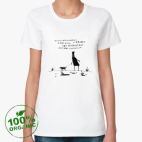 Женская футболка органик