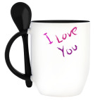 Кружка с ложкой