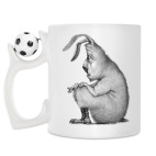 Кружка с футбольным мячиком
