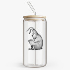 Банка с бамбуковой крышкой