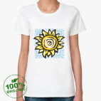 Женская футболка органик