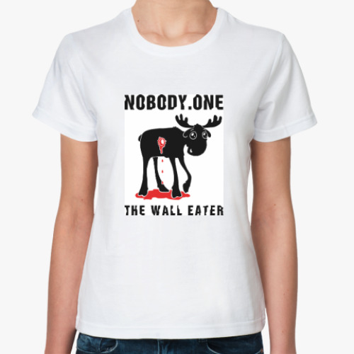 Классическая футболка с принтом Edgie