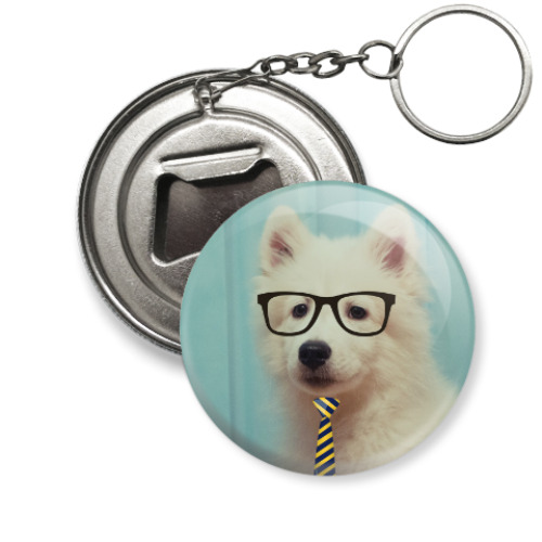 Брелок-открывашка с принтом Профессор Моцарт