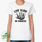 Женская футболка органик