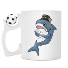 Кружка с футбольным мячиком