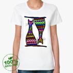 Женская футболка органик