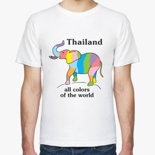 Футболка с принтом Пусть Таиланд всегда будет с вами!