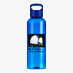 Прозрачная спортивная бутылка