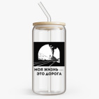 Банка с бамбуковой крышкой