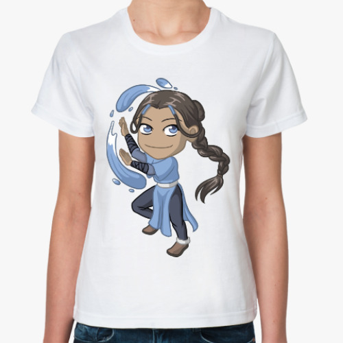 Классическая футболка с принтом Аватар (Легенда о Корре)