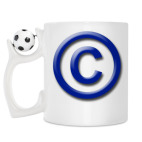 Кружка с футбольным мячиком