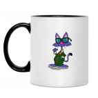 Кружка двухцветная