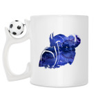 Кружка с футбольным мячиком
