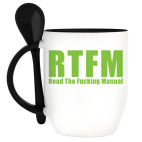 Кружка с ложкой