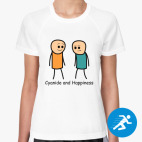 Женская спортивная футболка