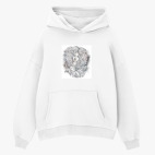 Толстовка худи оверсайз