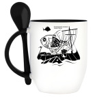 Кружка с ложкой