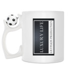 Кружка с футбольным мячиком