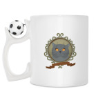 Кружка с футбольным мячиком