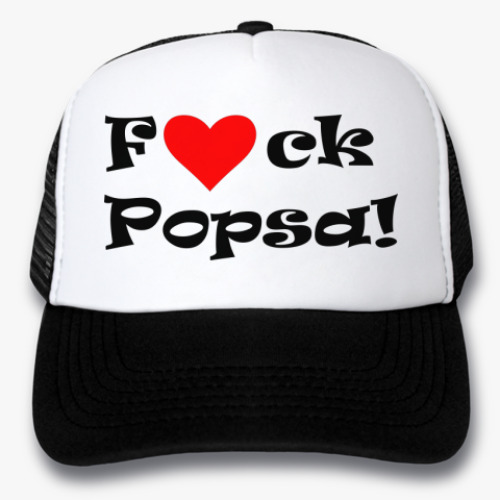 Кепка-тракер с принтом Popsa