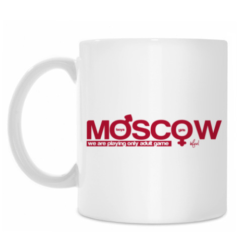 Кружка с принтом MOSCOW