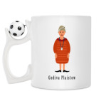 Кружка с футбольным мячиком