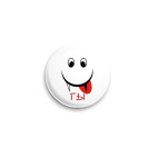 Значок 25 мм  Смайл