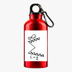 Металлическая бутылка 400 мл UV-DTF