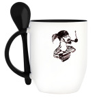 Кружка с ложкой