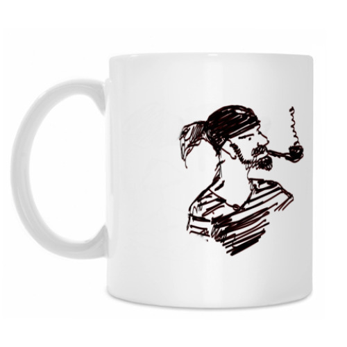 Кружка с принтом Пират