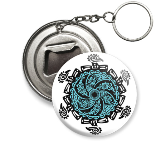 Брелок-открывашка с принтом Узор