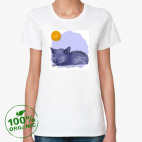 Женская футболка органик
