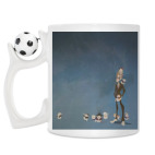 Кружка с футбольным мячиком