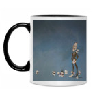 Кружка двухцветная