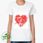 Женская футболка органик