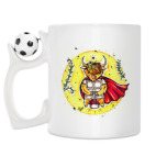 Кружка с футбольным мячиком