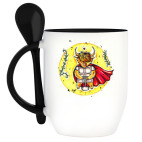 Кружка с ложкой